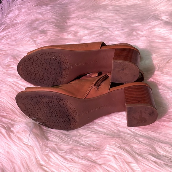 Brown Franco Sarto block heel sandals - Picture 3 of 6